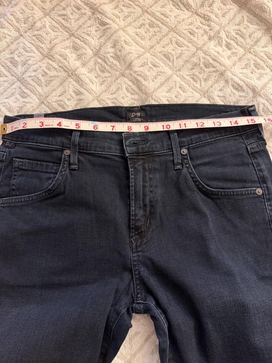 Citizens Of Humanity Women's Slim Straight Jeans — Black - Picture 8 of 11